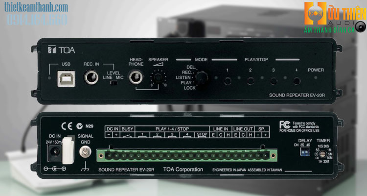 EV-20r trong thiết kế hệ thống âm thanh chia vùng